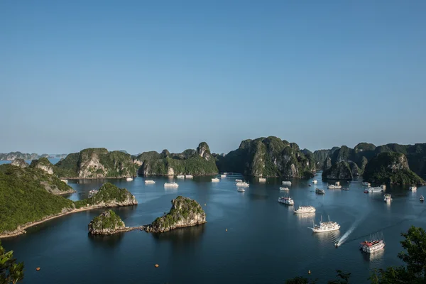 Słońce w Ha Long Bay — Zdjęcie stockowe