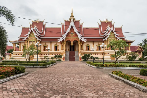Пха Тхат Луанг во Вьентьяне — стоковое фото