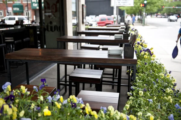 Wegrestaurant en café in Chicago — Stockfoto