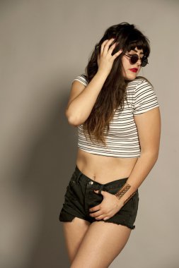 Muhteşem genç Retro esmer