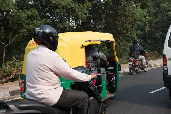 Autorickshaw Cab a Delhi — Foto Stock