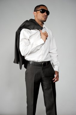 Afro-Amerikan erkek takım elbise