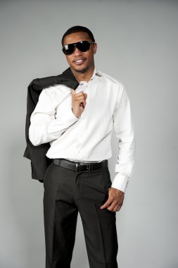 Resmi Afro-Amerikan erkek