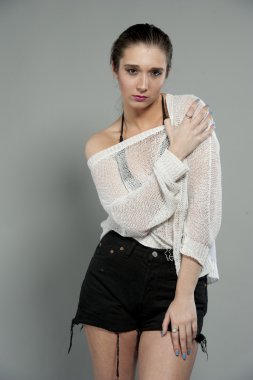 muhteşem genç esmer modeli