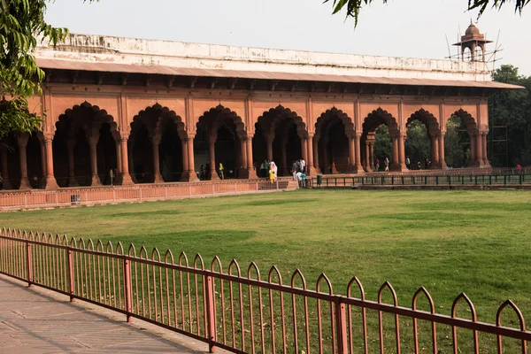 Hall of Public in Rode Fort in Delhi — Stockfoto