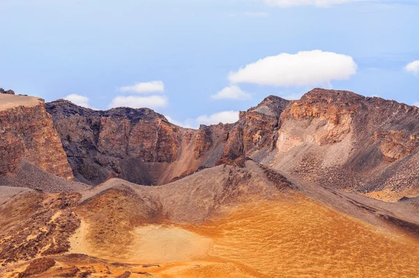 Sivatag homokja Teide vulkán, Tenerife, Spanyolország — Stock Fotó