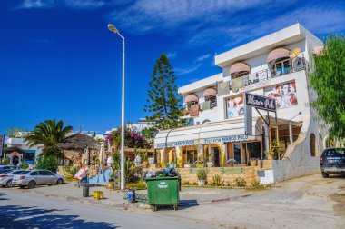 Hammamet, Tunus - Ekim 2014: Pizzeria 6 Ekim 2014 tarihinde