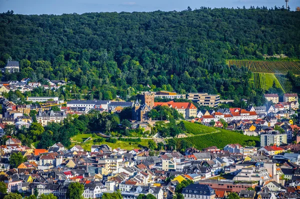 Bingen am Rhein cidade em Rheinland-Pfalz, Alemanha — Fotografia de Stock