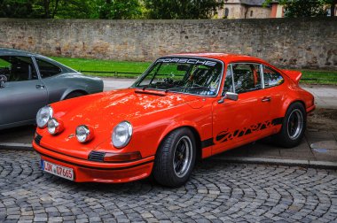 FULDA, GERMANY - MAI 2013: Porsche 911 930 Carrera retro car on