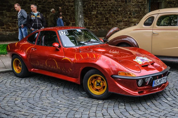 FULDA, JERMANY MAI 2013: Opel GT sports coupe retro car on Mai — Stok Foto