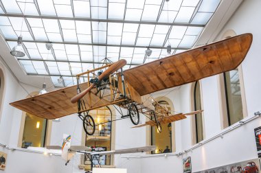 DRESDEN, GERMANY - MAI 2015: Early Airplane Bleriot XI 1909 in D