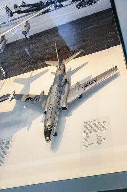 DRESDEN, GERMANY - MAI 2015: passenger jet Tupolev Tu-104 1955 i