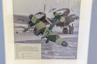 DRESDEN, GERMANY - MAI 2015: bomber aircraft He 111 H-4 1941 in