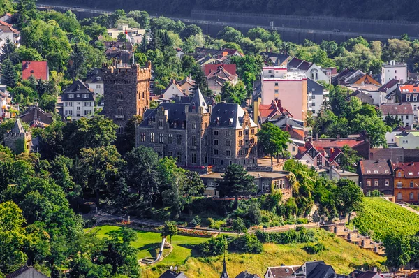 Klopp schloss in bingen am rhein, rheinland-pfalz, deutschland — Stockfoto