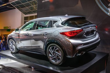 FRANKFURT - SEPT 2015: Infinity Q30 presented at IAA Internation