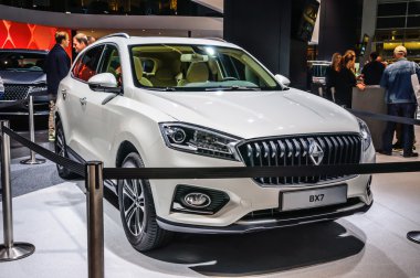 FRANKFURT - SEPT 2015: BORGWARD BX7 presented at IAA Internation