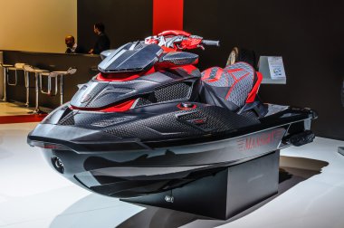FRANKFURT - SEPT 2015: Mansory Black Marlin Jet Ski  presented a