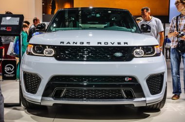 FRANKFURT - SEPT 2015: Land Rover Range Rover presented at IAA I