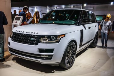 FRANKFURT - SEPT 2015: Land Rover Range Rover presented at IAA I