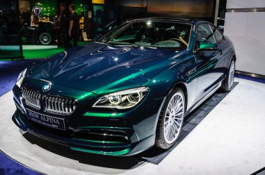 FRANKFURT - SEPT 2015: BMW Alpina B6 Biturbo Edition 50 presente