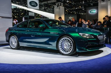 FRANKFURT - SEPT 2015: BMW Alpina B6 Biturbo Edition 50 presente