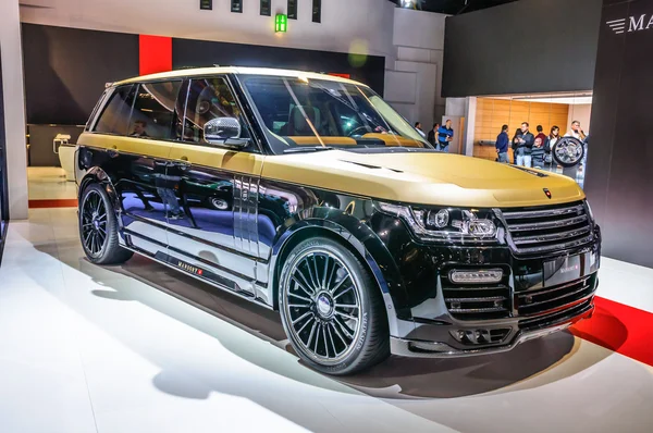 FRANKFURT - SEPT 2015: Land Rover Range Rover Sport Mansory pres — Fotografia de Stock