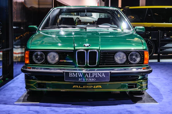 FRANKFURT - SEPT 2015: BMW Alpina B7 S Turbo presented at IAA In — Stockfoto