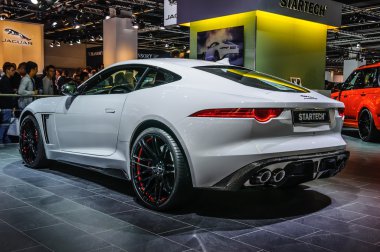 FRANKFURT - SEPT 2015: Jaguar F-Type Startech presented at IAA I