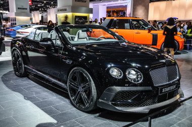 FRANKFURT - SEPT 2015: Bentley Continental GTC Startech cabrio p