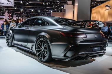 FRANKFURT - SEPT 2015: BLACK EDITION MANSORY Mercedes S Class Co