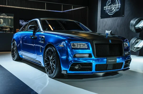 FRANKFURT - SEPT 2015 : MANSORY BLEURION Rolls-Royce Wraith prese — Photo