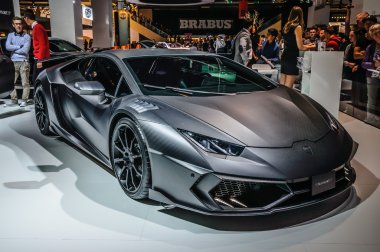 Frankfurt - Eylül 2015: Mansory Torofeo Lamborghini Huracan prese