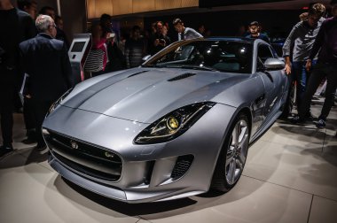 FRANKFURT - SEPT 2015: F-TYPE S presented at IAA International M