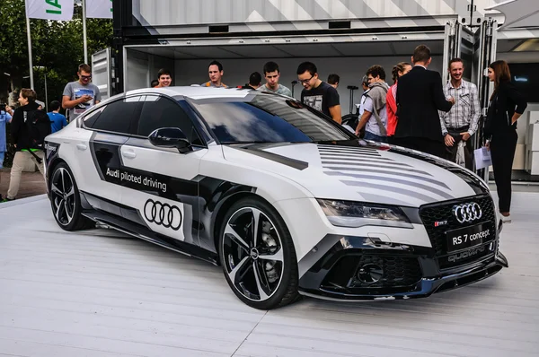 FRANKFURT - SEPT 2015: Audi RS 7 concept presented at IAA Intern — Stockfoto