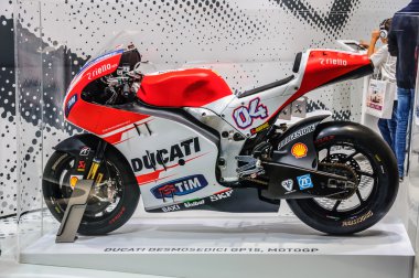 FRANKFURT - SEPT 2015: Suberbike Ducati 1299 Panigale R presente