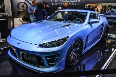 FRANKFURT - SEPT 2015: Halcon SuperSport Falcarto presented at I