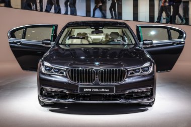 FRANKFURT - SEPT 2015: BMW 750Li xDrive presented at IAA Interna