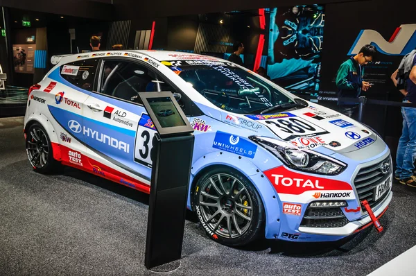 FRANKFURT - SEPT 2015: Hyundai i30 VLN presented at IAA Internat — Stock Fotó