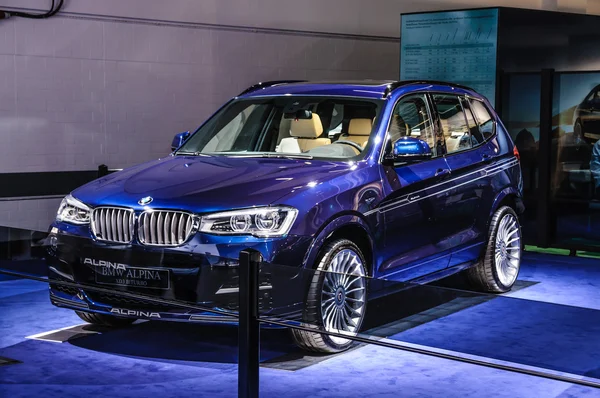 FRANKFURT - SEPT 2015: BMW Alpina XD3 Biturbo apresentado no IAA I — Fotografia de Stock