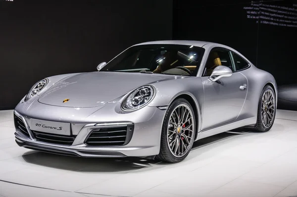 FRANKFURT - SEPT 2015: Porsche 911 991 Carrera S coupé apresentado — Fotografia de Stock