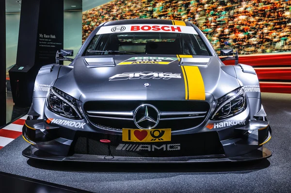 FRANKFURT - SEPT 2015: Mercedes-Benz AMG C63 DTM Coupe presented — ストック写真