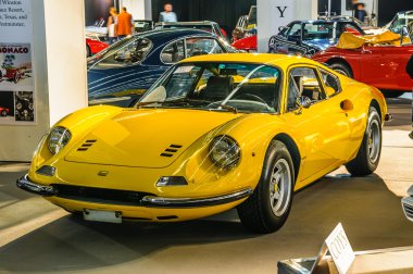 FRANKFURT - SEPT 2015: 1971 Ferrari Dino 246 presented at IAA In