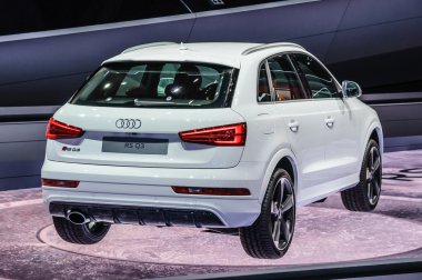 FRANKFURT - SEPT 2015: Audi RS Q3 presented at IAA International