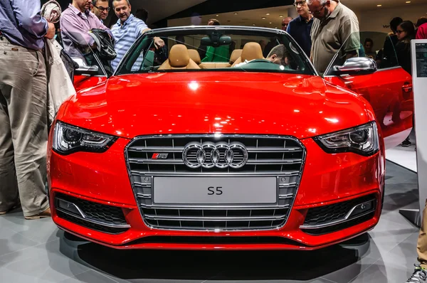 FRANKFURT - SEPT 2015: Audi S5 presented at IAA International Mo — Stok fotoğraf