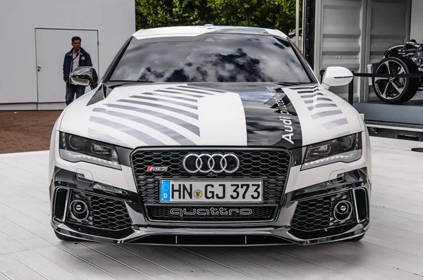 FRANKFURT - SEPT 2015: Audi RS 7 quattro concept presented at IA — Stok fotoğraf