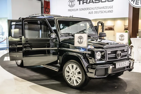 FRANKFURT - SEPT 2015: Trasco Premium SUV Mercedes-Benz AMG G 63 — Fotografia de Stock