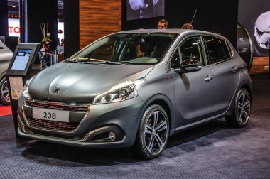 FRANKFURT - SEPT 2015: Peugeot 208 presented at IAA Internationa
