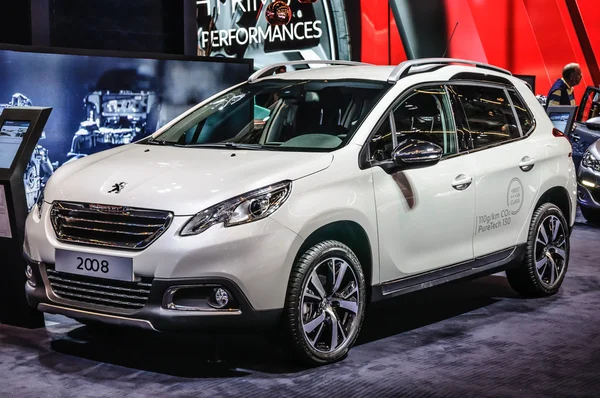 FRANKFURT - SEPT 2015: Peugeot 2008 presented at IAA Internation — Stok fotoğraf