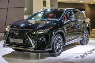 FRANKFURT - SEPT 2015: Lexus RX450h presented at IAA Internation