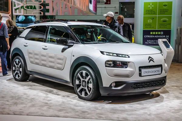 FRANKFURT - SEPT 2015: Citroen C4 Cactus presented at IAA Intern — Stock fotografie